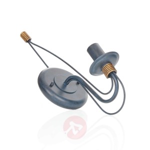 Lampa ścienna FILO niebiesko-czarna
