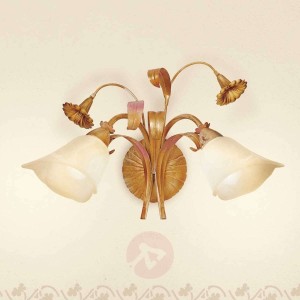 Florentyńska lampa ścienna Giovanni 2-punktowa