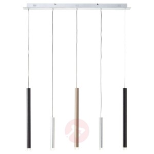 Lampa wisząca LED Cembalo ściemniana 5-pkt.