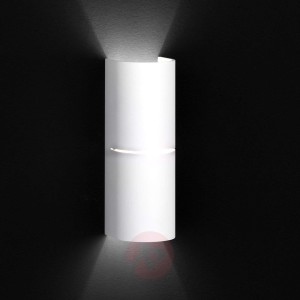 Obustronna lampa ścienna Braez biała