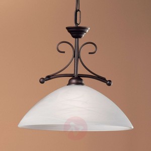 Lampa wisząca JANA  alabastrowe szkło