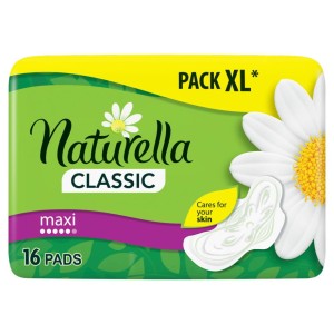 Naturella - Podpaski Classic Maxi Camomile ze skrzydełkami