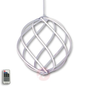 Elegancka lampa wisząca LED Twist aluminium Ø 46cm
