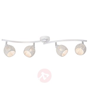Regulowana lampa sufitowa Tahar z czterema spotami
