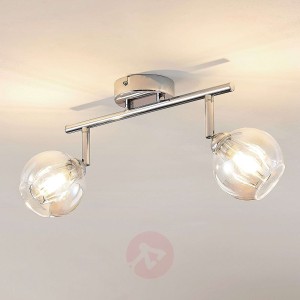 Lindby Pranas spot sufitowy LED, 2-punktowy