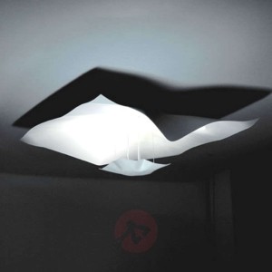 Imponująca lampa wisząca LED Crash, biała