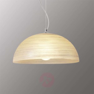 Ręcznie zdobiona lampa wisząca MODESTO, burszt.