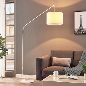 Viskan – łukowata lampa stojąca, biała