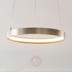 Lucande Naylia lampa wisząca LED, w niklu, Ø 40 cm