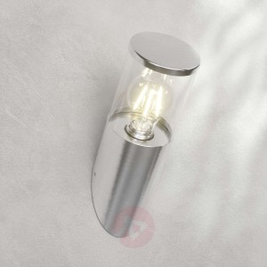 Kinkiet zewnętrzny Hanneli stal szlachetna, ukośny