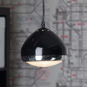 1-punktowa lampa wisząca RIDER czarna