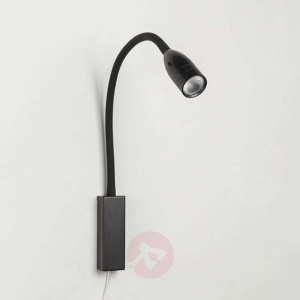 Lampa ścienna LED Sten sterowana gestami, czarna
