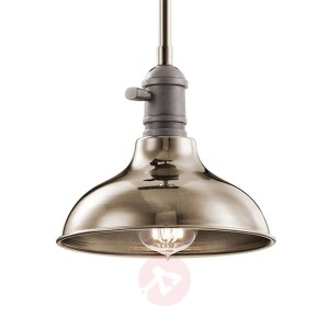 Lampa wisząca Cobson Ø 20,3 cm nikiel polerowany