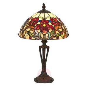 Lampa stołowa ELINE w stylu Tiffany 40 cm
