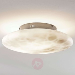 Lampa sufitowa Elida, wygląd alabastru, 42 cm