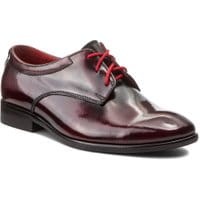Półbuty TIM - 27-38 090F Bordo Flor.