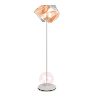 Bursztynowa lampa stojąca GEMMY PRISMA