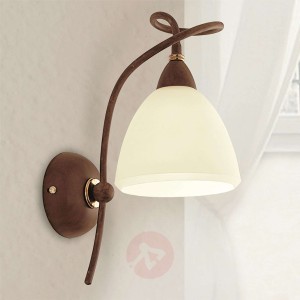Lampa ścienna Margalit świecąca w dół