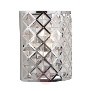 Lampa ścienna Tennessee z diamentowym wzorem