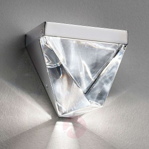 Iskrzący kinkiet LED Tripla, aluminiowy
