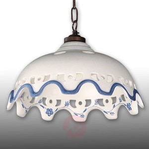 Ceramiczna lampa wisząca CHANTAL na łańcuchu