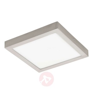 Fueva-Connect – lampa sufitowa LED 30 cm nikiel