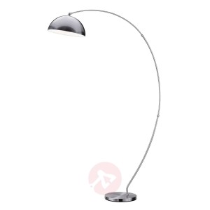 Lindby Zara lampa łukowa LED ze ściemniaczem