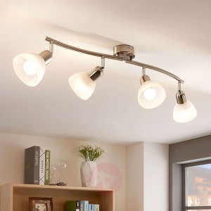 Subtelna lampa sufitowa LED Paulina, 4-punktowa