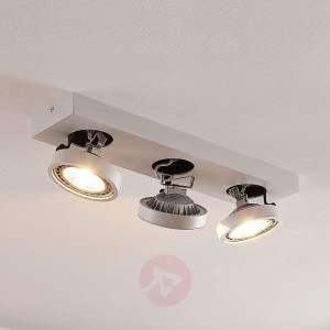 Lampa sufitowa LED Negan biała, 3-punktowa