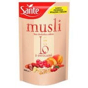 Sante - Musli bezcukrowe owocowe z błonnikiem