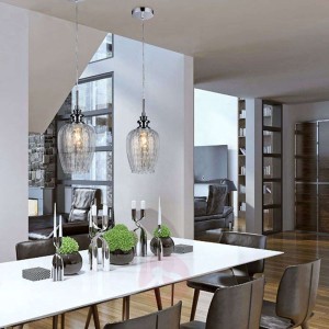 1-punktowa szklana lampa wisząca Blues