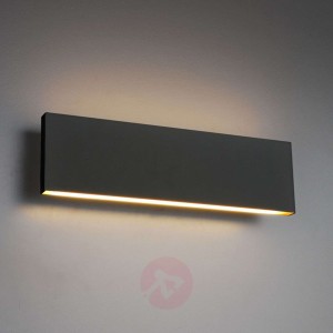 Kinkiet LED Concha 28 cm, antracyt