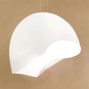 Biała lampa wisząca NINFEA