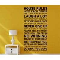 Naklejka House Rules
