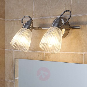 KARA - łazienkowa lampa ścienna z rowkowanego