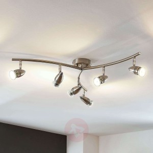 Spot sufitowy LED Benina, 6-punktowy