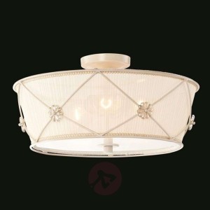 Lea - ozdobna lampa sufitowa z organzy