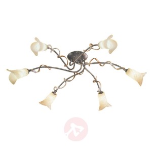 Kwiatowa lampa sufitowa FLY 6-punktowa