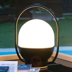Take away – bateryjna lampa stołowa LED z USB