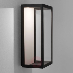 Kinkiet zewnętrzny LED Puzzle w czarnej oprawie