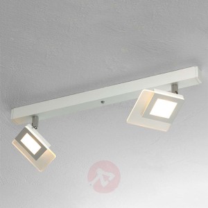 Piękna lampa sufitowa LED Line, biała, 2-pkt.