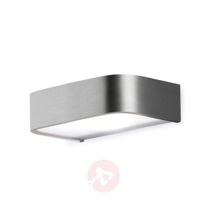 Łazienkowa lampa ścienna Arcos z LED, 15 cm nikiel