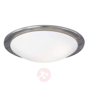 Lampa sufitowa Nantes, Ø 50 cm, postarzany nikiel