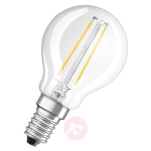 Żarówka kropla LED filament E14 1,4W przezroczysta