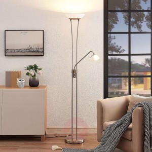 Lindby Jovina lampa podłogowa lampka do czytania