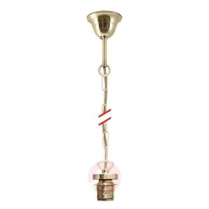 Zawieszenie łańcuszkowe do lampy E27 dł 80 cm