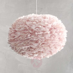 Umage Eos large lampa wisząca Pióra jasny róż