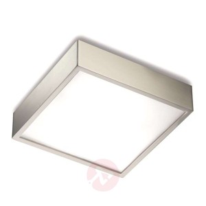 Lampa sufitowa APOLO, IP44, 20 cm, nikl.