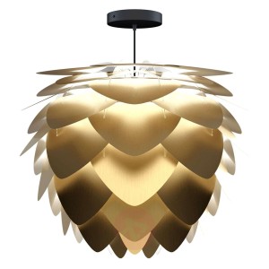 UMAGE Aluvia medium lampa wisząca, mosiądz