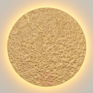 Kinkiet LED Meteor, złoty, Ø 55 cm